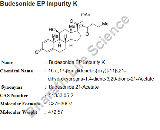 Budesonide EP Impurity K